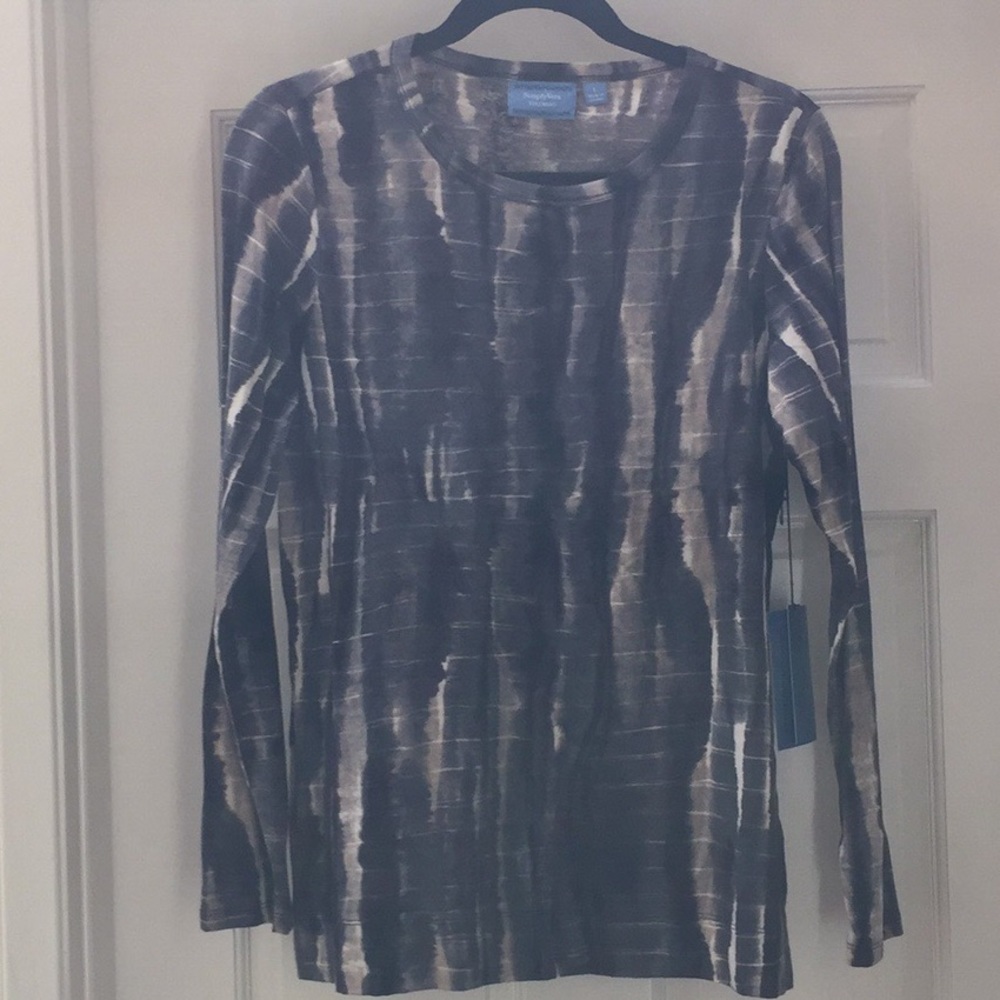 Shibori tee. NWT Simply Vera Large